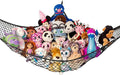 Lilly's Love Stuffed Animal Hammock | Corner Hanging Organizer, Toy Storage, Stuffed Animal Storage Net | Made From Quality Fishing Net, Holds 12lbs | 67"x47"x47" (Black)