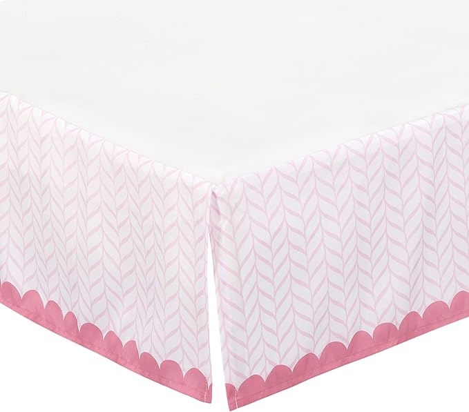 EVERYDAY KIDS Precious Moments Noah’s Ark 4 Pc Crib Bedding for Girls Nursery Set Includes Baby Bed Quilt, Fitted Sheet, Dust Ruffle and Diaper Stacker with Sweet Images of Elephants and Giraffes