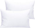 NTBAY Microfiber Toddler Pillowcases with Envelope Closure, 2 Pack 100% Brushed Microfiber Super Soft Travel Kids Nursery Pillow Cases, 14"x20" Fits Pillows Sized 12"x16" 13"x18" 14"x19", White