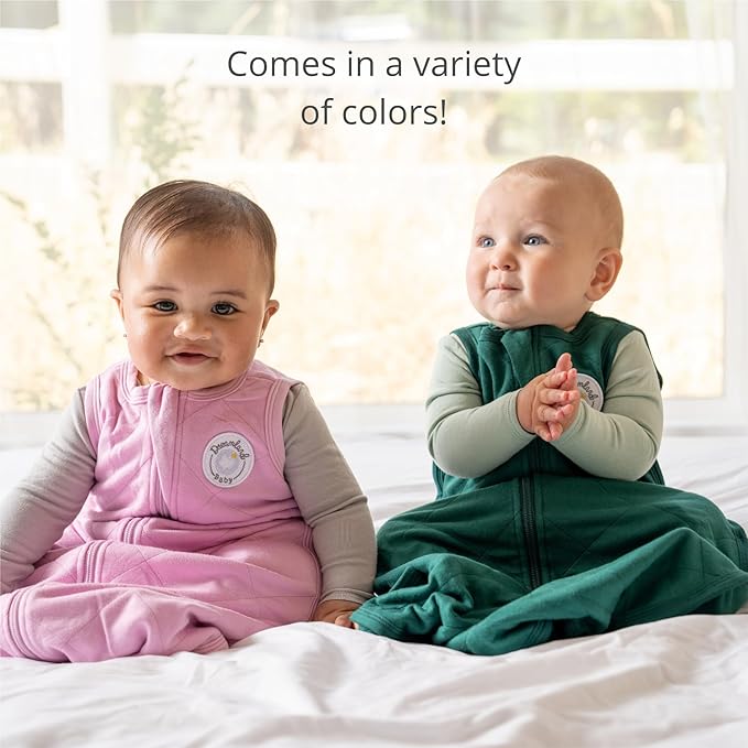 Dreamland Baby Lightweight Bamboo Viscose Sleep Sack (24-36 Months). 1.0 TOG Ultra Soft Blanket w/ 2-Way Zipper. 95% Viscose, 5% Spandex (Forest). Mom-Owned US Business, Premium Materials