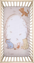 Lambs & Ivy Disney Baby Pooh Bear & Pals Photo Op Cotton Baby Fitted Crib Sheet