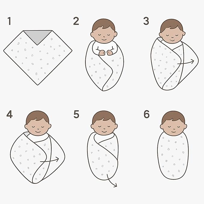 NTBAY 2 Layer Muslin Cotton Baby Swaddle Blanket, 42x60 Soft and Breathable Receiving for Newborns and Infants, Perfect for Crib, Stroller, Travel, Lightweight Nursery Blanket, Rustic Bloom