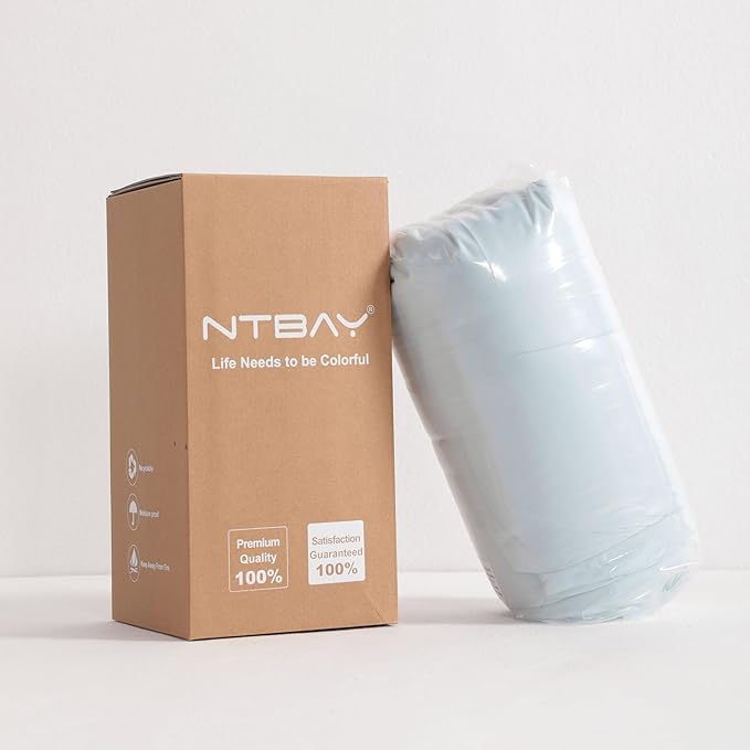 NTBAY Cooling Blanket Twin, 68x90 Inches - Lightweight Summer Bed Blanket for Hot Sleepers, Japanese Double-Sided Q-Max 0.45 Cooling Fabric, Aqua