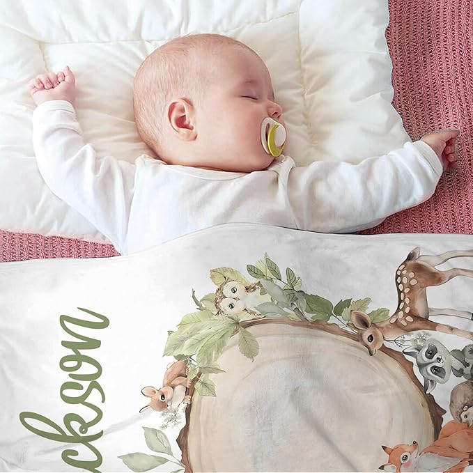 Custom Baby Blanket,Personalized Blankets for Kids with Names,Customized Blankets with Name for Boy,Personalized Baby Blanket for Girl Customized Blanket,Gift for Birthday Christmas(60"X80")