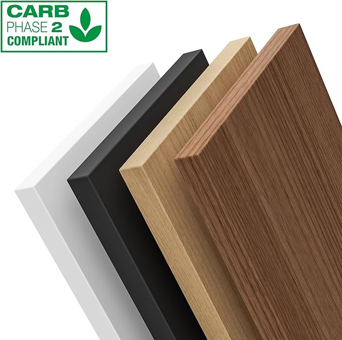 Black Bookshelf, Wood Bookcase with 3 Tier Open Shelves, 10-Cube Minimalist Storage Shelf for Living Room, Bedroom, 43.3" W x 35.4" H