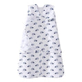 HALO 100% Cotton Sleepsack Swaddle, 3-Way Adjustable Wearable Blanket, TOG 1.5, Navy Hedgehog, Newborn, 0-3 Months