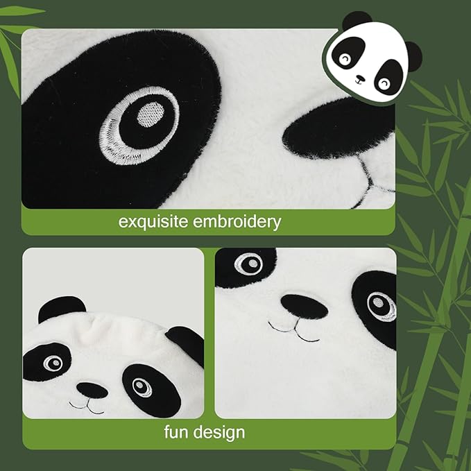 COMAX Bean Bag Chairs for Kids, Toddler BeanBag Sofa with Filler Bean Couch Stuffed for Boys and Girls, Lazy Floor Chair for Playroom, Nursery Room, Panda
