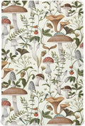 Mushrooms and Berries Crib Sheets for Boys Girls Pack N Play Sheet Soft Breathable Mini Crib Sheets 39" x 27"