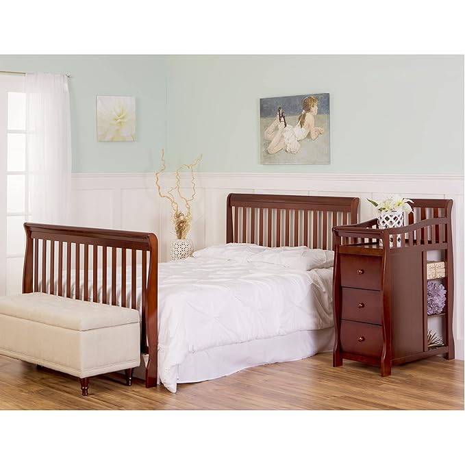 Dream On Me 5 in 1 Brody Convertible Crib with Changer