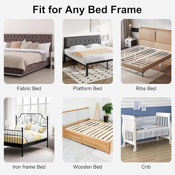 Bed Rail for Toddlers,Swing Down Kids Beds Rails Guard for Twin,Full,Queen,Bunk Size Bed,Extra Tall Child Bed Rail Guard with Reinforced Anchor Safety System(White,32 Inch,1 Side)