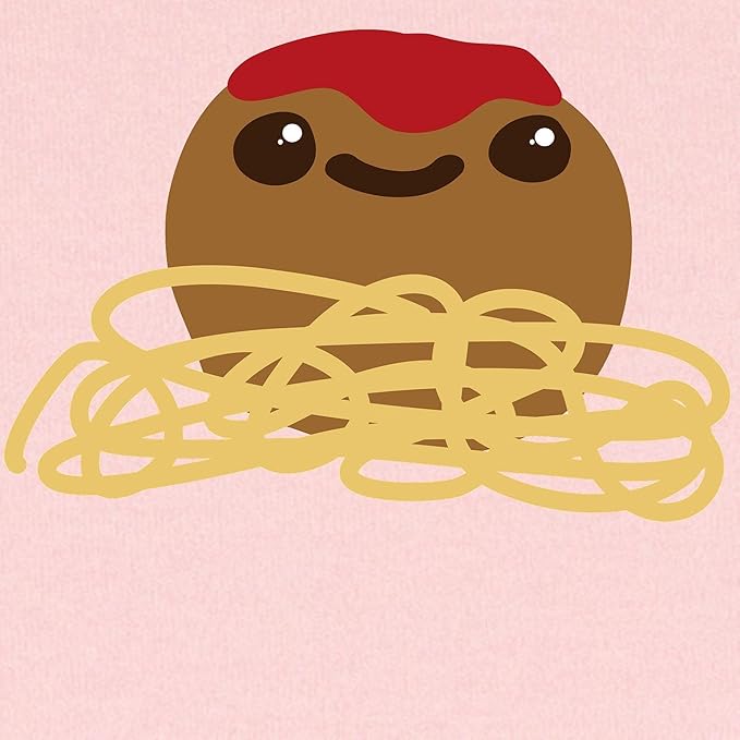 CafePress Cute Meatball and Spaghetti Baby Blanket, Super Soft Newborn Swaddle