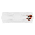Creative Knitwear Bowling Green Infant Girls White Solid Hair Knot Headband Embroidered Logo - Size Newborn - 4T