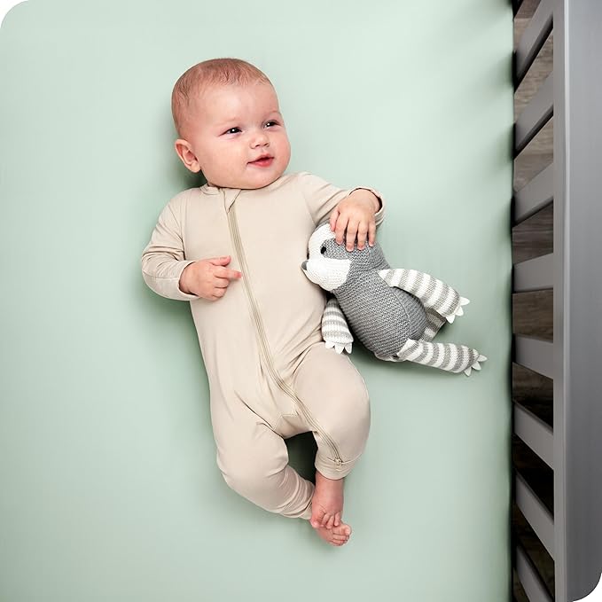 Bare Home 2-Pack Fitted Crib Sheets - Premium 1800 Ultra-Soft Microfiber - Breathable - Baby Sheet - for Boys & Girls - Fits Standard Crib and Toddler Mattresses (Spring Mint/White)