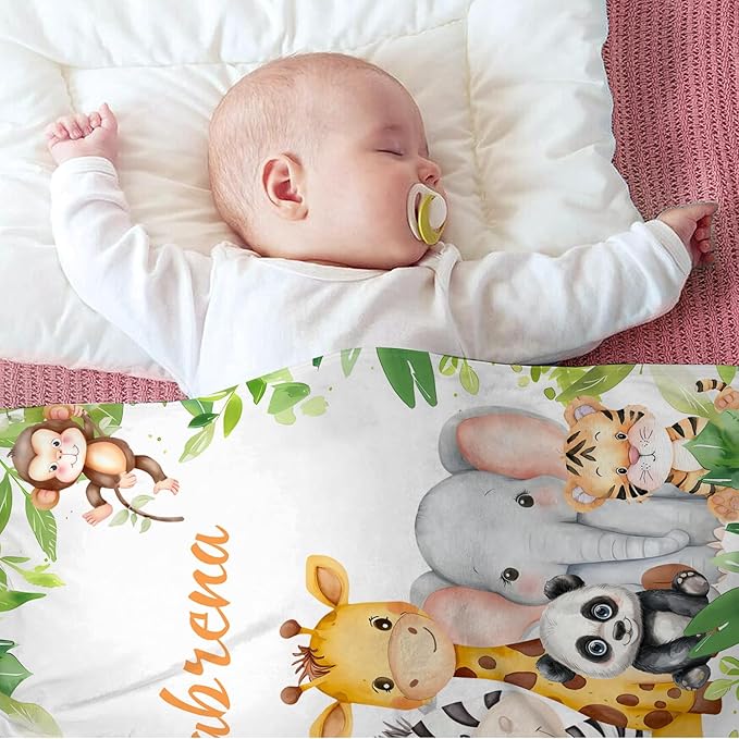 Custom Baby Blanket,Personalized Blankets for Kids with Names,Customized Blankets with Name for Boy,Personalized Baby Blanket for Girl Customized Blanket,Gift for Birthday Christmas(30"X40")
