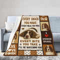 Springer Spaniel Blanket English Springer Decor Throw Blanket Super Soft Flannel Fluffy Plush Cozy Fuzzy Fleece Stuff Blanket Gifts for Dog Lover Woman Girl Kids Adults for Bed Sofa Couch 60"X80"