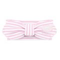 Creative Knitwear Georgia Bulldogs Infant Girls Pink/White Striped Hair Knot Headband Embroidered Logo - Size Newborn - 4T