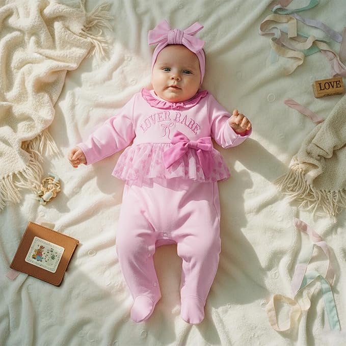 Twopumpkin My First Easter Outfit Baby Girl Newborn Bunny Onesie Ruffle Tulle Tutu Dress Romper Hooded Jumpsuit With Ear