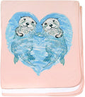 CafePress Sea Otters Holding Hands Baby Blanket, Super Soft Newborn Swaddle