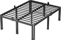 16 Inch Queen Heavy Duty 3500 lbs Bed Frame with Round-Corner Legs & Anti-Squeak Design – Quick Assembly Metal Platform, No Box Spring Needed