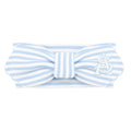 Creative Knitwear Arizona State Sun Devils Infant Girls Light Blue/White Striped Hair Knot Headband Embroidered Logo - Size Newborn - 4T