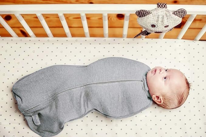 Woombie Original Baby Swaddling Blanket - Soothing, Cotton Baby Swaddle with Zipper - Wearable Newborn Blanket, Boys and Toys, 5-13 lbs