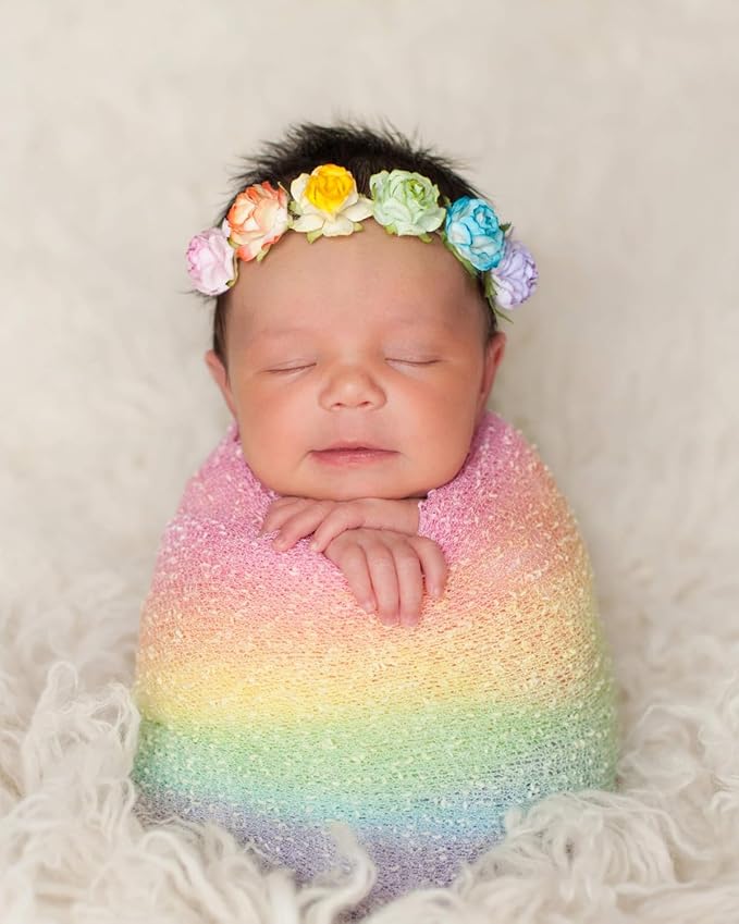 Studio Size Newborn Photography Bean Bag Poser 40” Cover Only | Unfilled Faux Leather Baby Poser | Baby Photo Prop & Pose Pillow Shapable - Newborn Photography Props (Bean Filling Not Included)