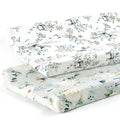 GRSSDER Stretch Ultra Soft Jersey Knit Changing Pad Cover Set 2 Pack, Change Table Pad Covers Fit 32"/34" x 16" Pads Safe and Snug, Pretty Pattern for Boys and Girls