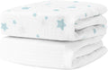 Newton Baby Fitted Crib Sheet (2-Pack) - Ultra Breathable and Soft, Organic Cotton, Fits All Standard Cribs, White Stardust