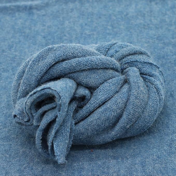 Newborn Photography Stretch Wrap Baby Photo Knitted Blanket Photo Shoot Props Swaddle for Boys Girls