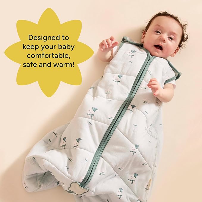 NINTARABABY1.5 TOG Sleep Sack - Premium Organic Cotton, Soft, Breathable, Wearable Blanket for Newborns, Infants & Toddlers (12-18 Months), Unisex Baby Sleeping Bag, Gifts for Babies
