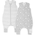 Mama Cheetah Toddler Sleep Sack with Feet, 0.5 TOG Organic Cotton Baby Wearable Blankets with Legs, Baby Sleeping Bag for Walkers, Early Walker 6-18 Month