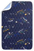 Bed Wetting Pads for Kids & Toddlers, 5 Layer Waterproof Washable Pee Pads, Potty Training Mattress Protector, Absorbent Chuck Pads Non Slip for Kids, Hospitals, Pets, Senior - 40" X 60" Blue, 1 Pack