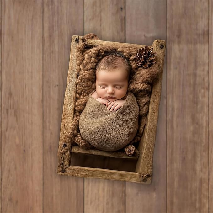 Kate Photography Foor Mats Light Brown Wood Printed Floor Mats Rubber Floor Mat Newborn Photography Drops Photo Studio Props 5x4ft