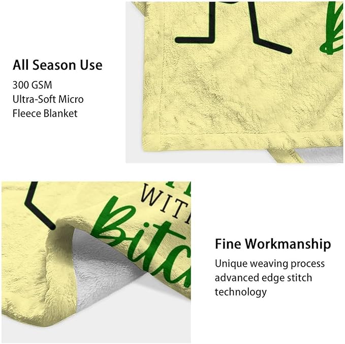 Pickle Throw Blanket for Teen - 50x60 Inches Throw Size - Soft Fluffy Cozy Blankets Gift - Beige Novelty Blanket Throws for Living Room Decorative