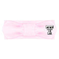 Creative Knitwear Texas Tech Red Raiders Infant Girls Pink Solid Hair Knot Headband Embroidered Logo - Size Newborn - 4T