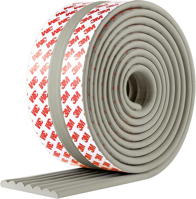 Baby Proofing Edge Protector 6.6 feet with 3M Strong Adhesive Pre-Taped, Baby Proof Padding Extra Wide Edge Safety Guards for Sharp Edges, Table, Desk- Grey