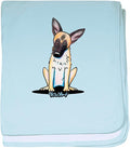 CafePress Curious German Shepherd Baby Blanket, Super Soft Newborn Swaddle