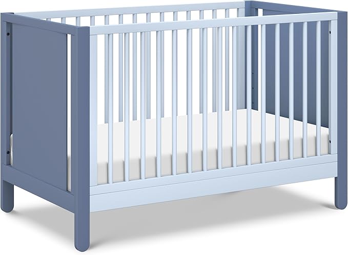 Carter's by DaVinci Marisol 4-in-1 Convertible Crib in Cove Blue/Powder Blue, GREENGUARD Gold Certified