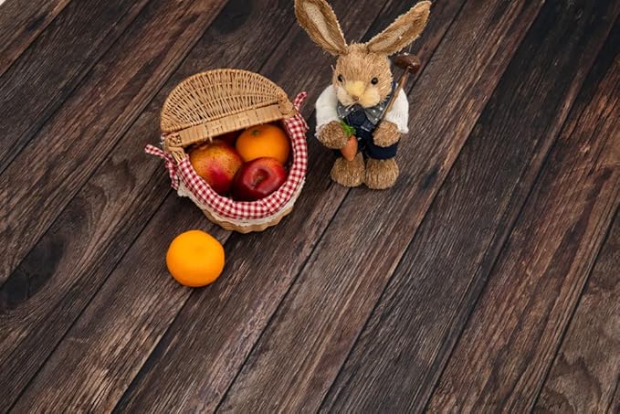 Kate Newborn Photography Props&Wood Texture Floor Mat(5x4ft)