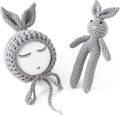 Jastore Infant Newborn Photography Prop Photo Crochet Boys Girls Knit Toy Rabbit Hats