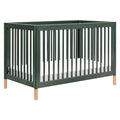 Babyletto Gelato 4-in-1 Baby Crib Convertible to Wooden Toddler Bed, Daybed & Full-Size Bed, GREENGUARD Gold Certified - Made of 100% Solid Wood, Includes Toddler Conversion Kit - Forest Green