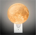 Moon Night Lights | Night Lamp LED Light | 3D Solar System NightLight, Planet Home Décor, Space Nursery, Kids Room, Space Gift, Birthday Gifts, Bedroom Decorations (Moon, 4 Inch)