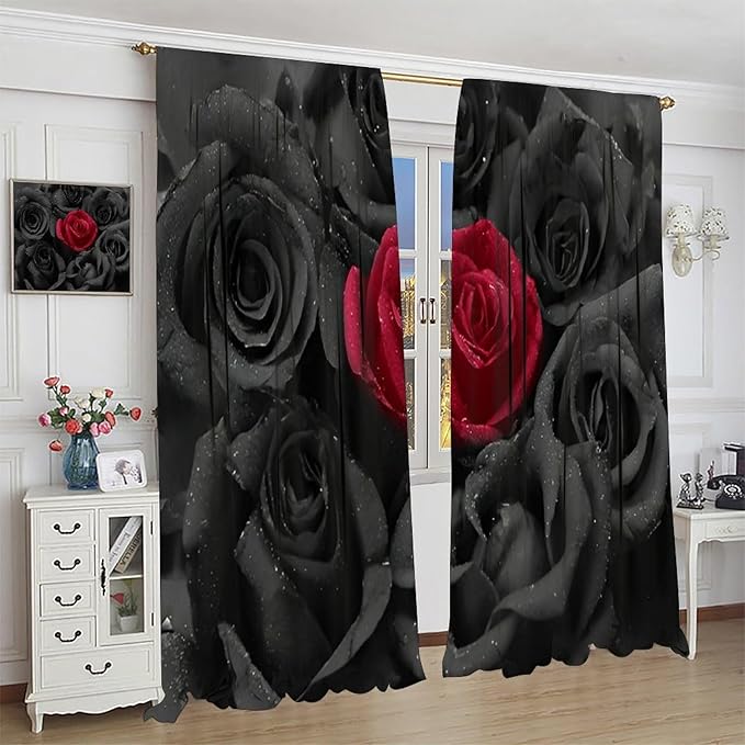 YCness Cartoon Forest Animals Curtains, Woodland Woodland Wild Giraffe Zebra Lion Hippopotamus Window Treatments for Kids Bedroom Living Room Home Nursery Drapes, 52x84 Inch