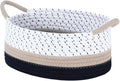 Yimi's Dream Cotton Rope Basket – Woven Gift Basket with Handles, Decorative Storage Basket for Baby Shower, Housewarming, Nursery, Toys, Laundry, Towels