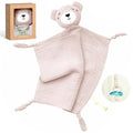 Momcozy Bear Loveys for Babies with Cotton - Soft Security Blanket for Boy or Girl for Self-Soothing On-The-Go-Portable & Anti-Drop Design - Newborn Gift，Must Have（Pink Bear 14 inch）