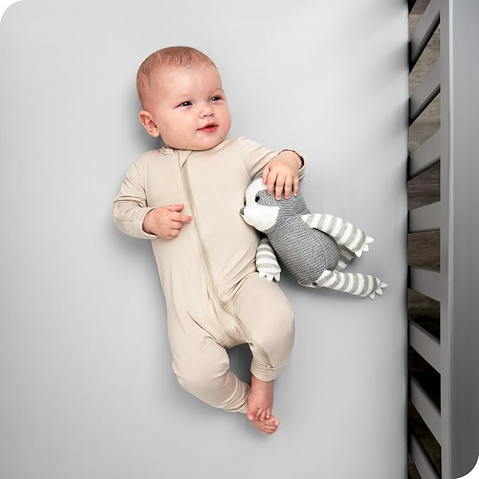 Bare Home 3-Pack Fitted Crib Sheet - Premium 1800 Ultra-Soft Microfiber - Breathable - Baby Sheet - for Boys & Girls - Fits Standard Crib and Toddler Mattresses (Cloud Grey)