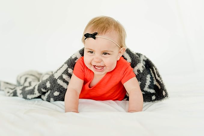 SARANONI Bamboo Receiving Blankets for Babies | Ultra-Soft Lush and Boutique Quality Baby Blanket | Mudcloth - 30" x 40"
