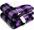 Electric Blanket Heated Twin, Soft Flannel 62"x84" Plaid Heating Blanket with 8 Hours Auto Off 10 Fast Heating Levels Machine Washable Sherpa Heated Blanket with Overheating Protection