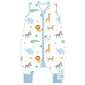 Mama Cheetah Toddler Sleep Sack with Feet, 6-18 Month, 2.5 TOG Organic Cotton Baby Sleeping Bag with Legs, Baby Wearable Blankets for Walkers w/ 2-Way Zipper, Baby Sleep Sack for Girls & Boys, Small