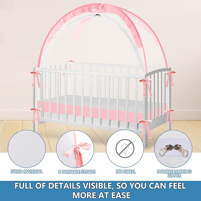 Crib Tent - Crib Net to Keep Baby in